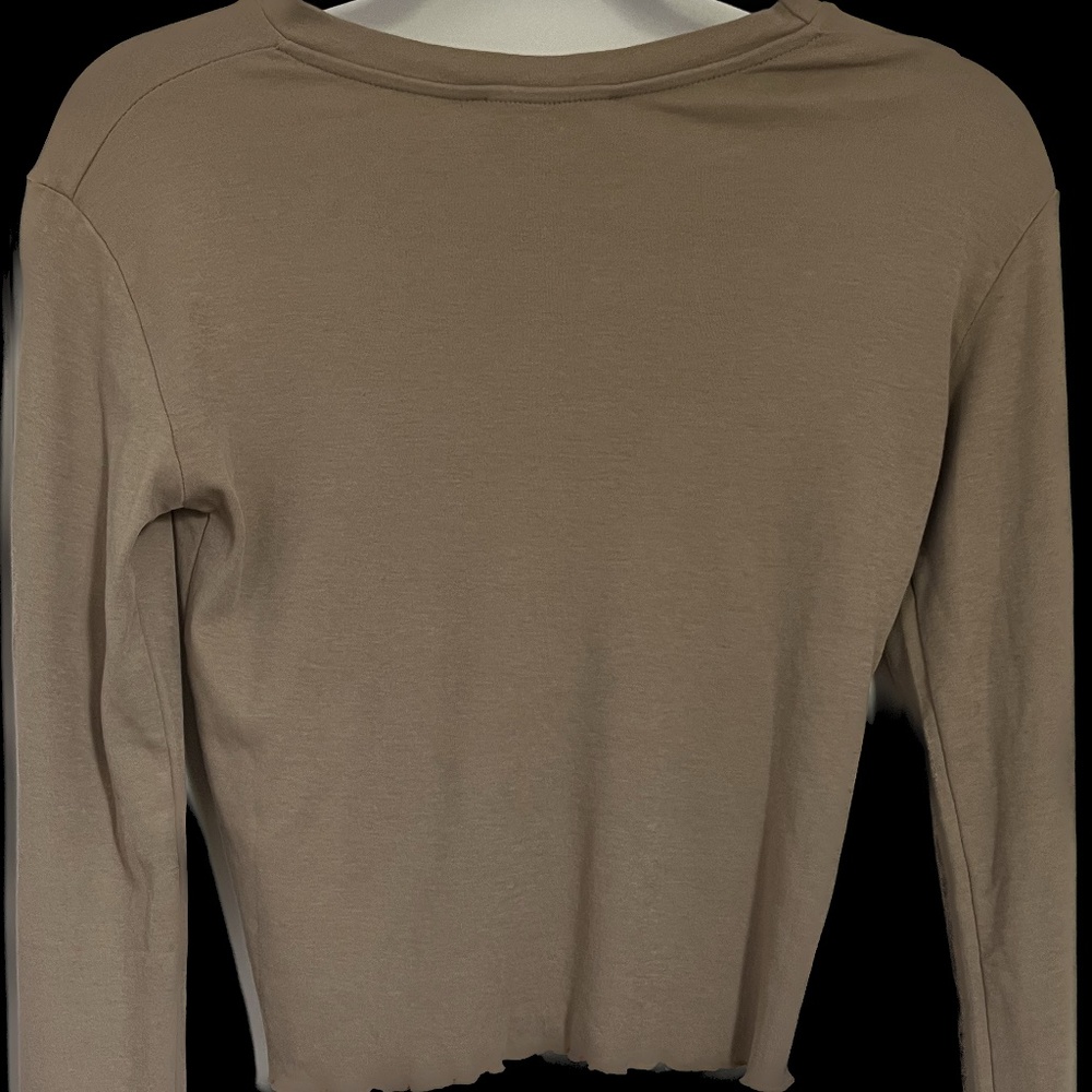 Long sleeve cotton top